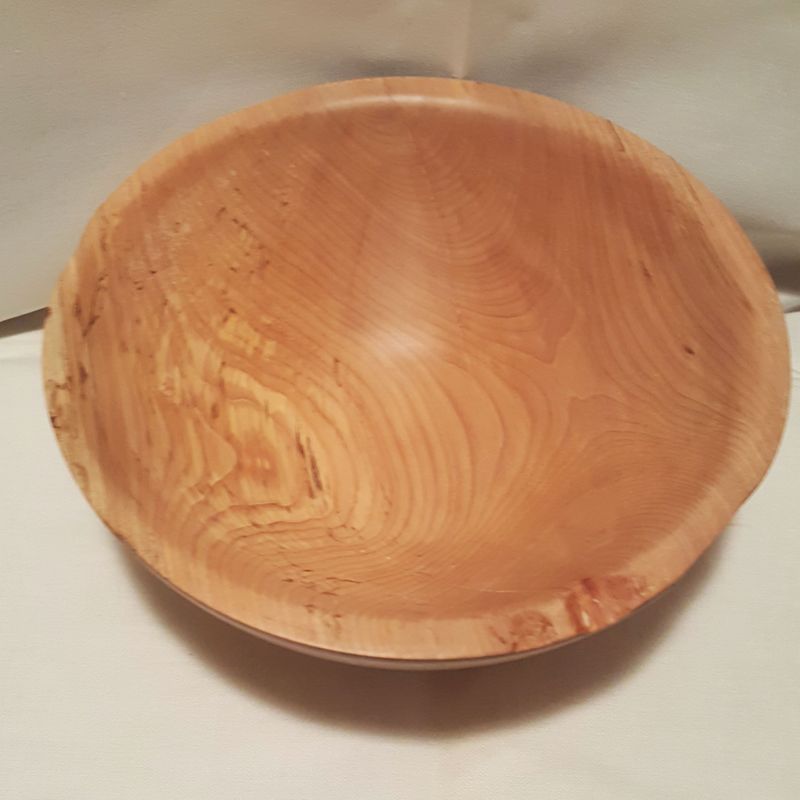 Handmade Pear Wood Fruit Bowl , Decorative Bowl, Woodturning Bowl, Beautiful Wood Grain and Color
