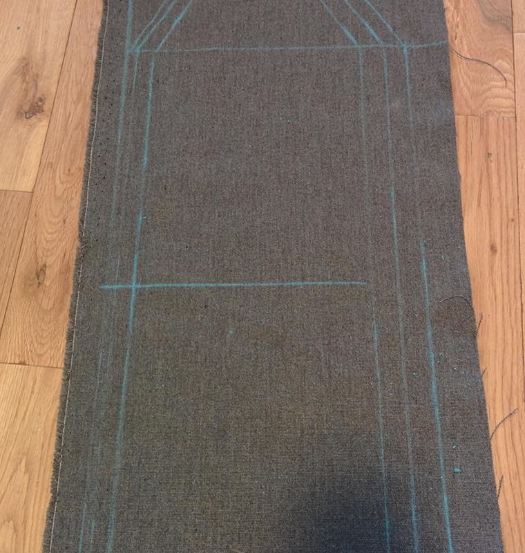 HANDMADE FABRIC ORGANIZER!