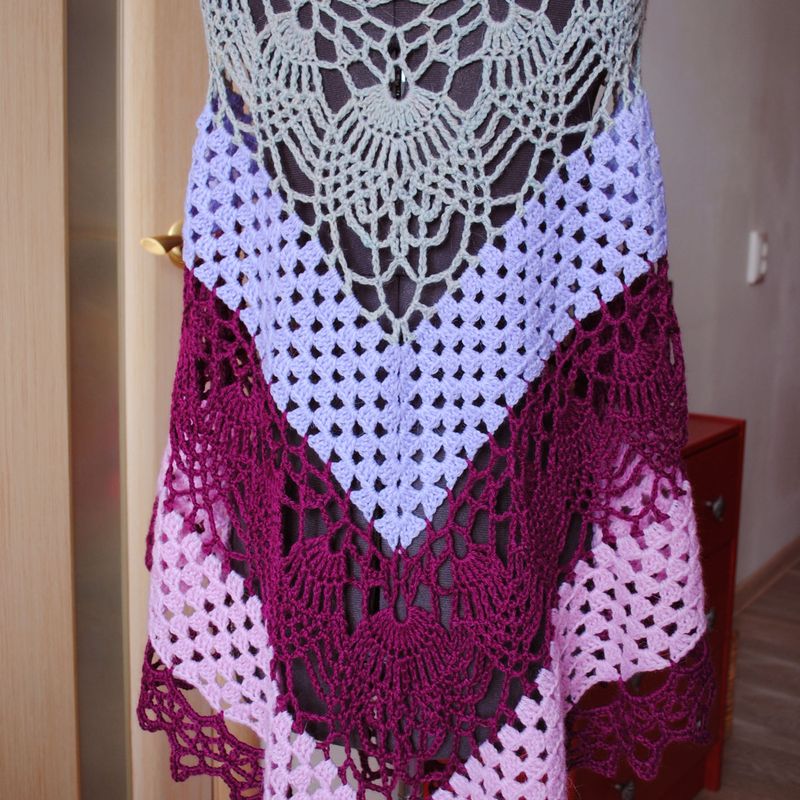 A wool shawl
