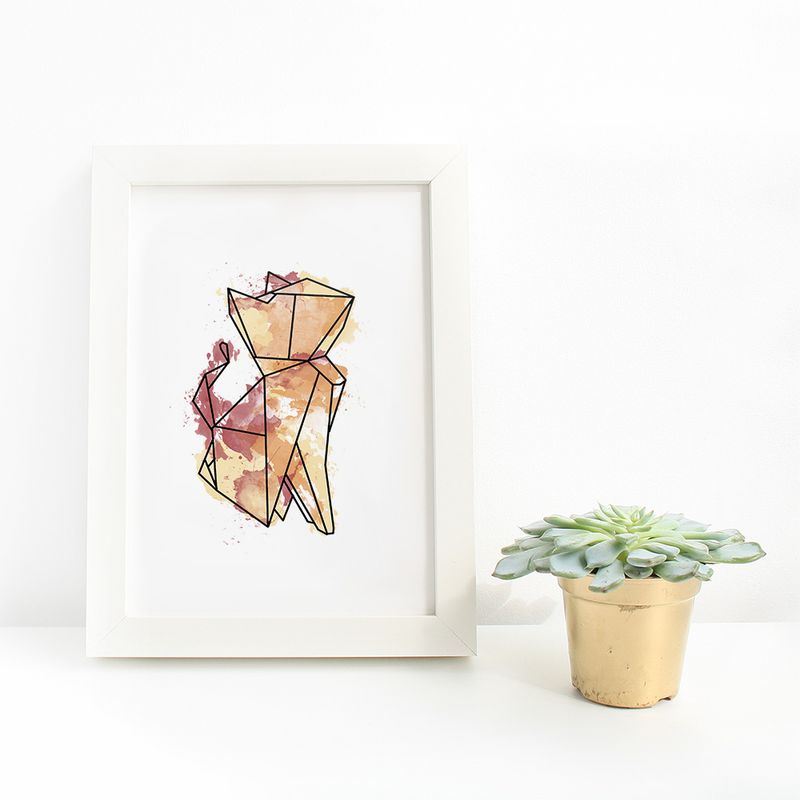 Cat print, cat art print