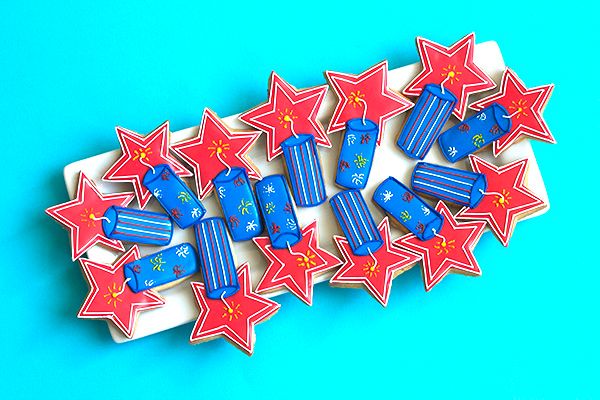 4th of July Firecracker Cookies