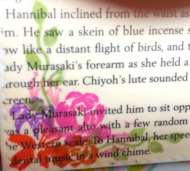 Lady Murasaki  |  Hannibal Rising Upcycled Book Page Coasters