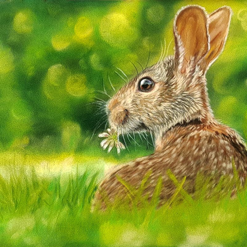Sweet Clover | Original wildlife painting