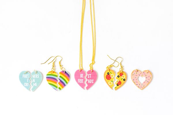 DIY Best Friends Pendants