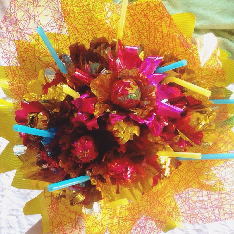 Lollipop candy bouquet