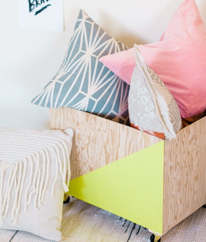 SIMPLE DIY IDEA: WOOD STORAGE BOX!