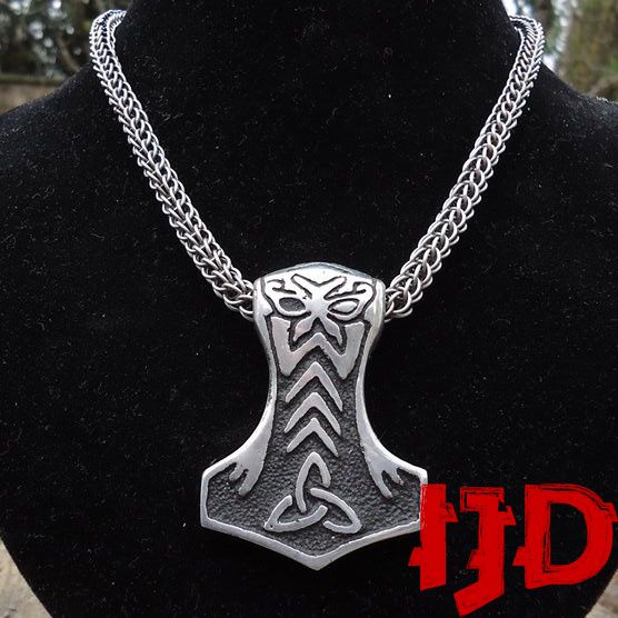Thor's Hammer - Viking Necklace - Celtic Necklace - Odin Necklace - Viking Jewelry - Viking Gifts -  Thor's Hammer Necklace - Viking Pendant