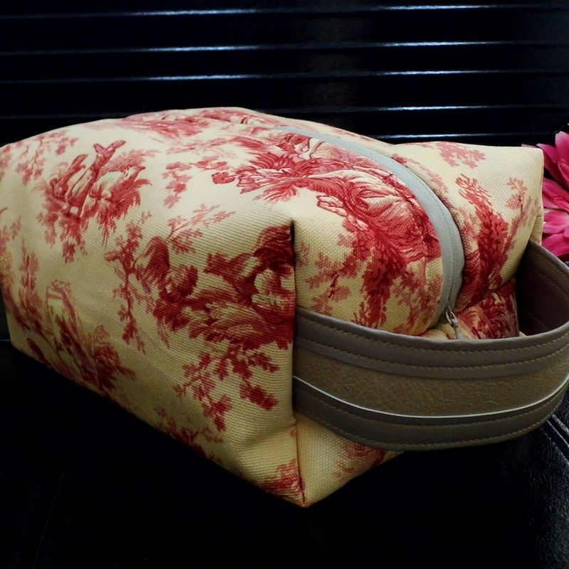 Large Toiletry Bag, Pink Toiletry Bag, Womens Toiletry Travel Bag, Big Cosmetic Bag, Boxy Bag, Travel Organizer