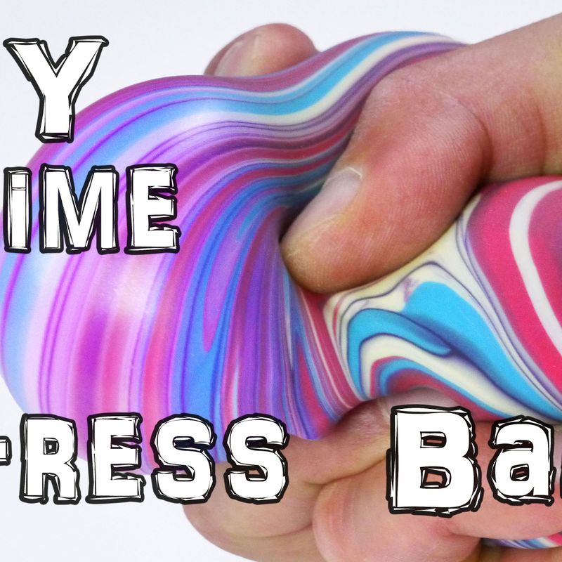 DIY Slime stress ball