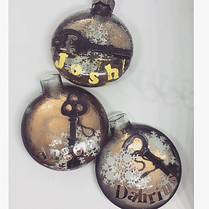 Custom made Christmas ornaments