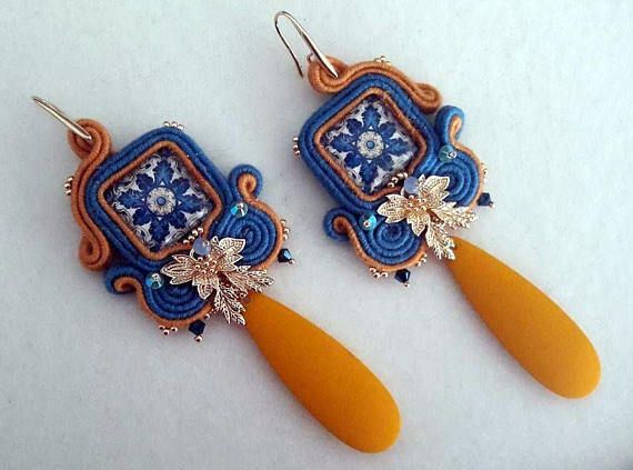 Soutache earrings