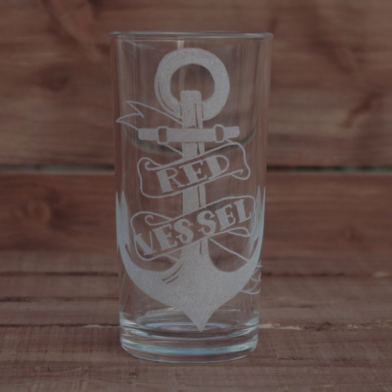 Anchor Drinking Glass