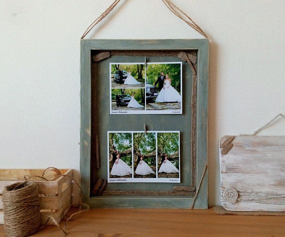 Rustic Photo Frame, Shadow Box Picture Frame
