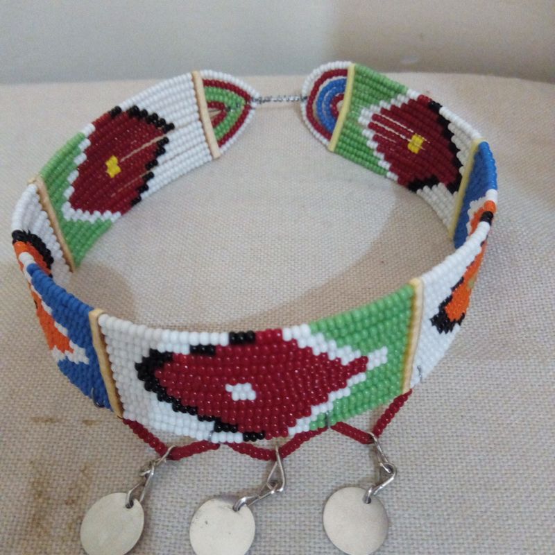 Masaai/masai beaded ceremonial wedding choker