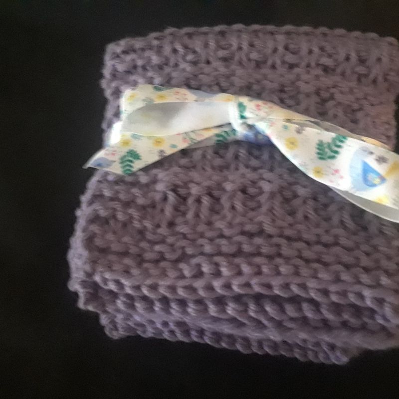 Lavender Dishcloths/Facecloths