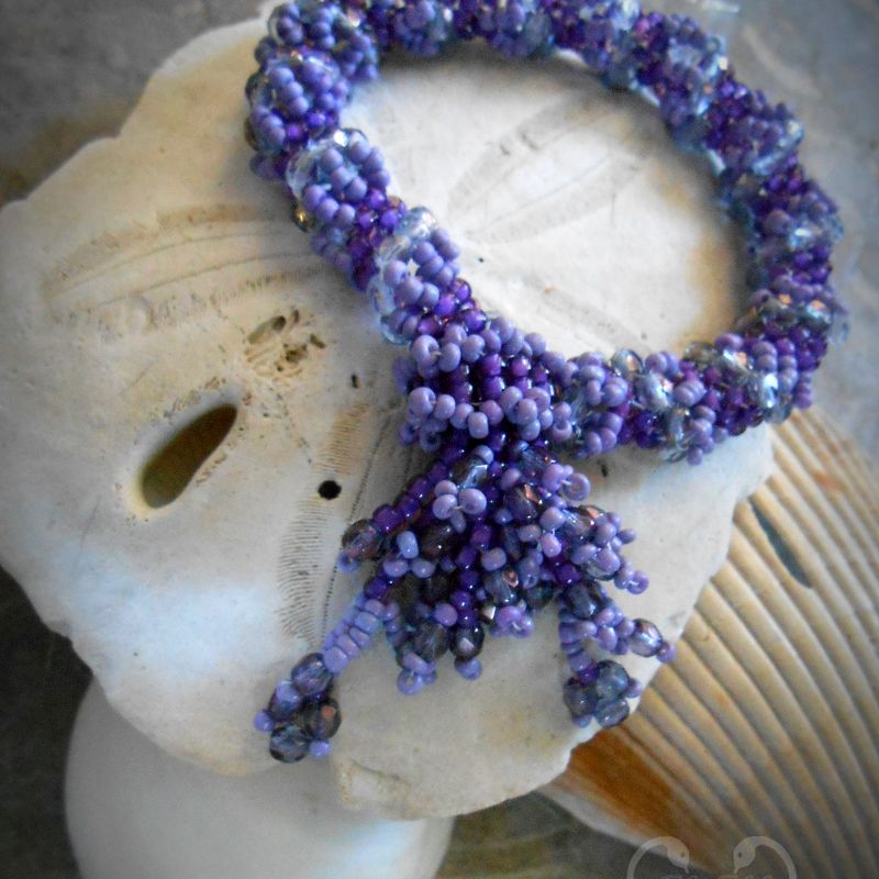 Twists of Purple Bracelet