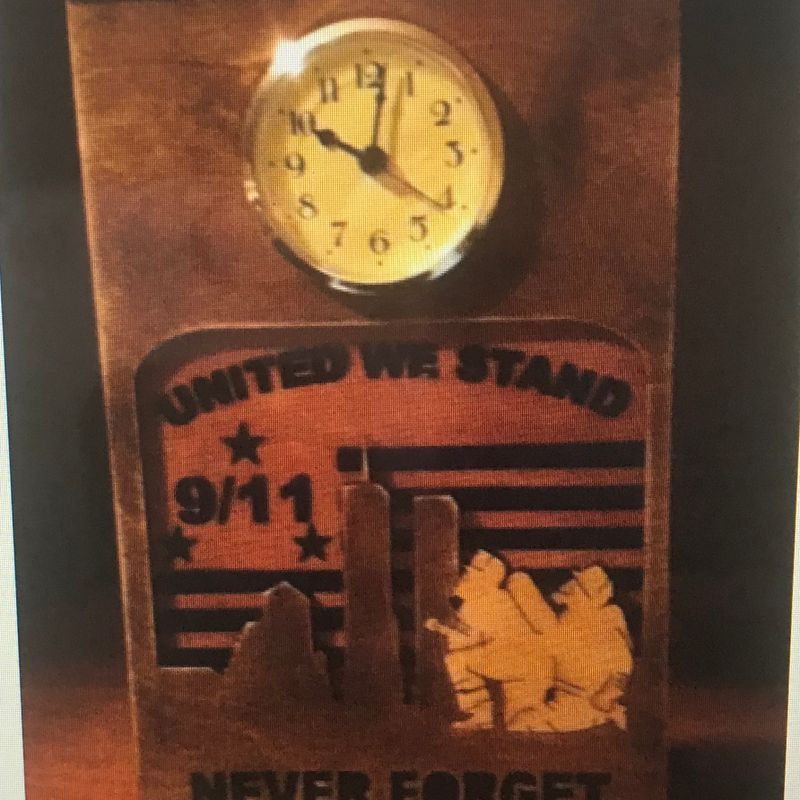 clock in memory of 911