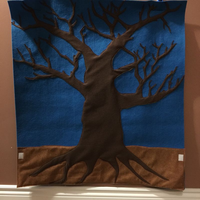 Felt Seasonal Tree Decorating Activity