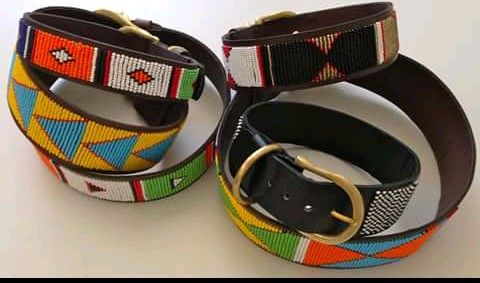 African masai dog collar-Ethical dog collar-Tribal collar-Sustainable dog collar-pet collar-personalized dog collar-puppy collar-kenyan beads-puppy collar- gift for dog