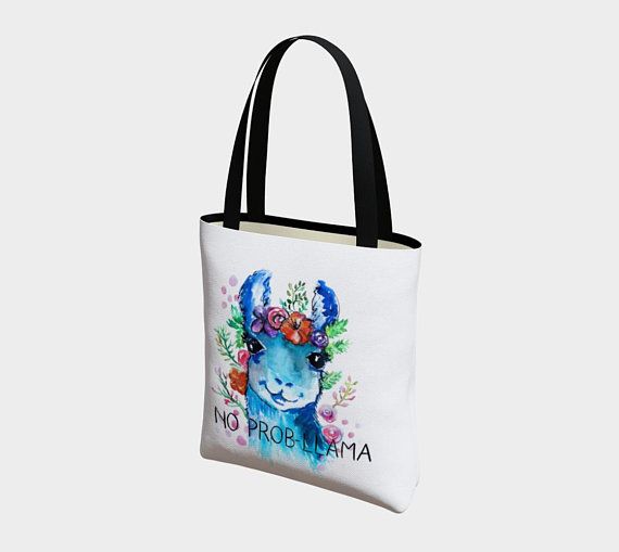 No Prob-llama tote bag