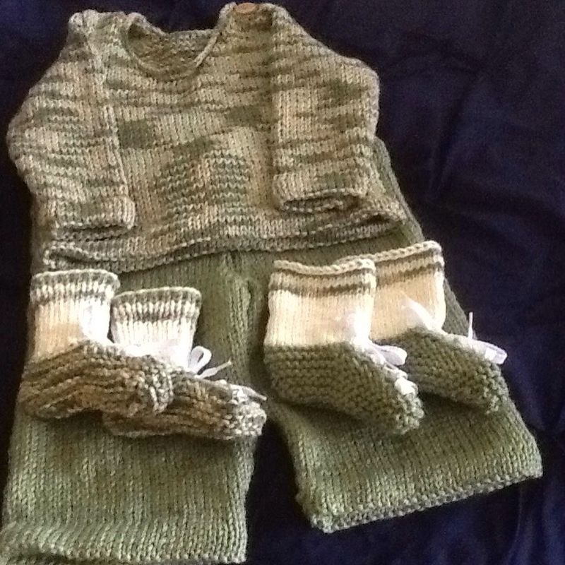 Mr. Green Jeans newborn pant set.