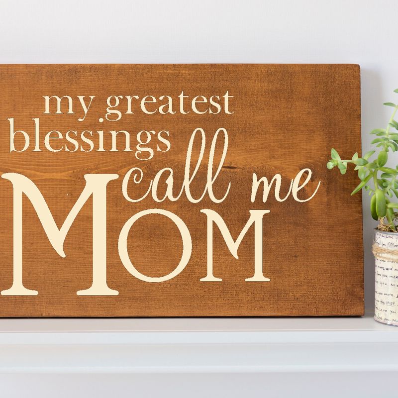 Mother Gift, Rustic Wood Décor, Gifts for Her, Wall Art, Quote Signs, Quotes about Mom, Quote Wall Art, Gifts for Mom, Customized Quote Sign