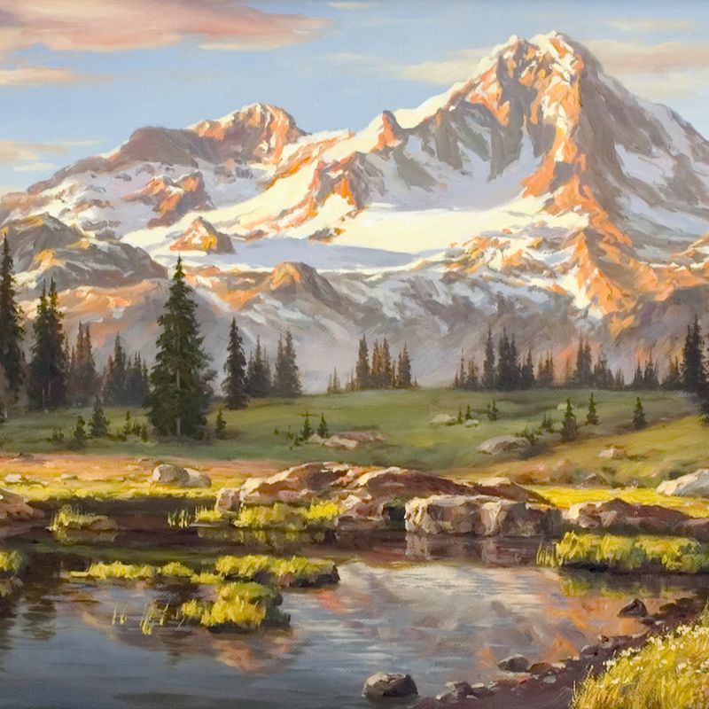 A painting "Mountains"