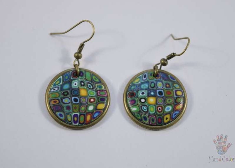 Gustav Klimt Round Earrings - BCDK-0-43