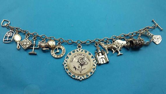 Tale as Old as Time charm bracelet