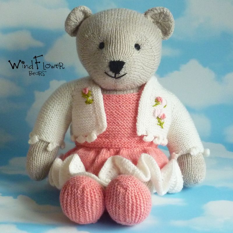 Hand crafted, one of a kind teddy bear - Lucerne.