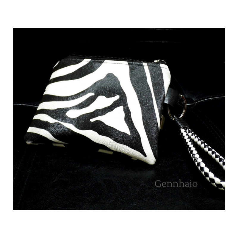 Key Fob Wallet, Small Minimalist Vegan Wallet, Black Small Pouch, Keychain Wallet Pouch, Keychain Card Holder, Earbud Case