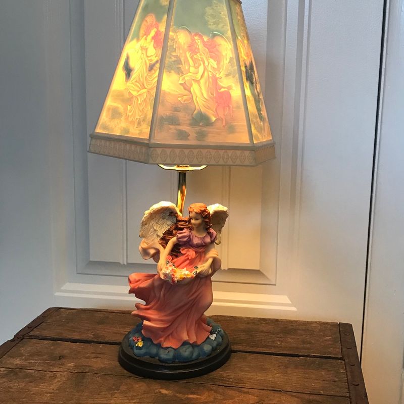 Vintage Angel Lamp