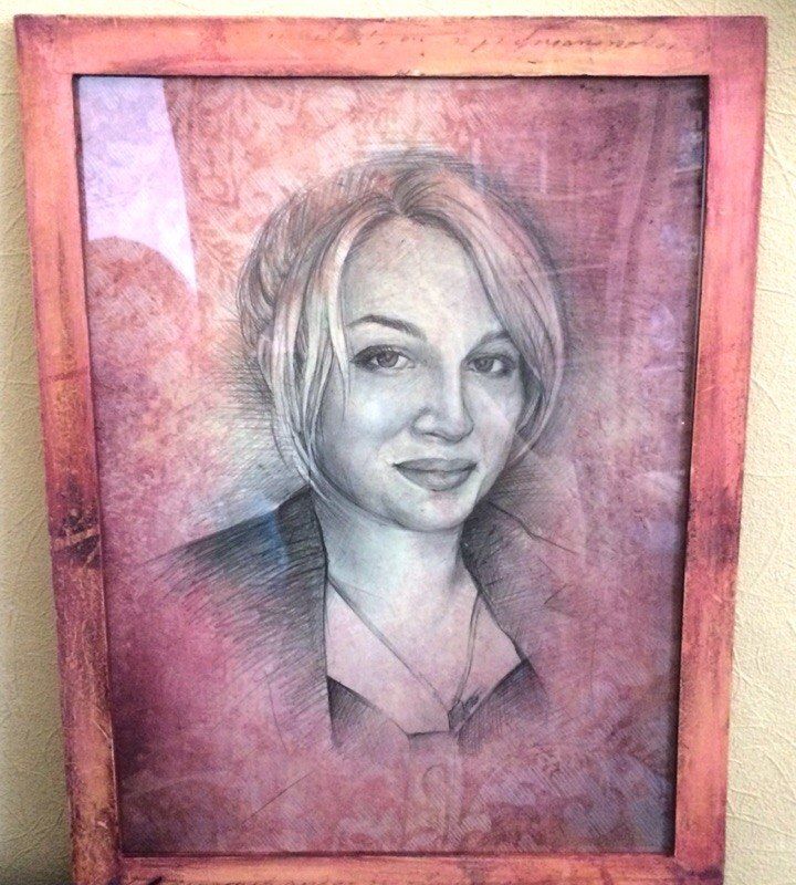 A portrait "Black and white"