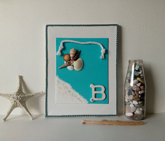 Coastal Wall Decor, Turquoise Coastal Wall Decoration