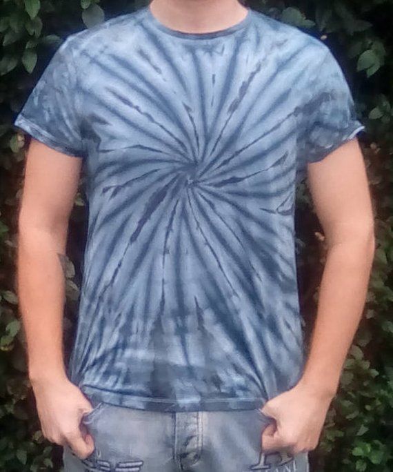Grey and Black Tie Dye T-shirt, Tie Dye T-shirt, Boho, Hippy, Women's, Men's