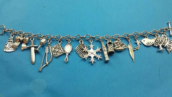 Once Upon a Time, There was a Princess... charm bracelet