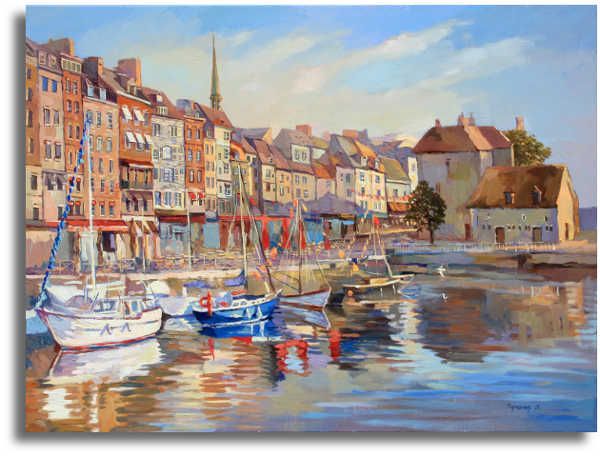 A painting "In Amsterdam"