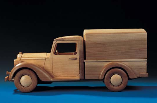 Wooden truck