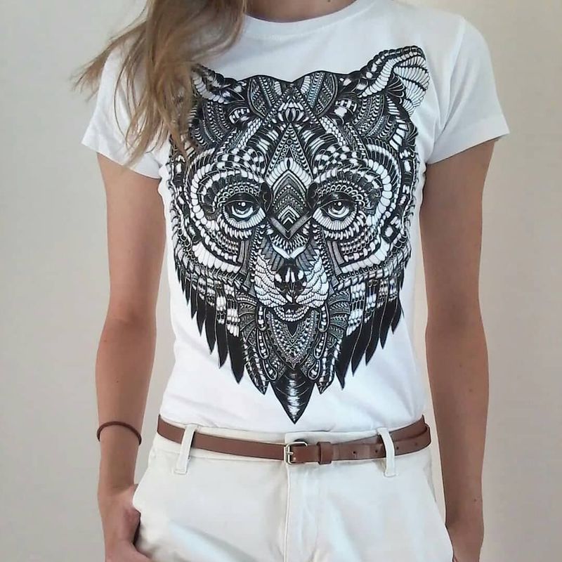 Bear Shirt, Organic Clothing, Animal Shirt, Modern Clothing, Hipster Clothing, Bear Graphic, Organic Clothes, Graphic Tee, Wild, Latvian