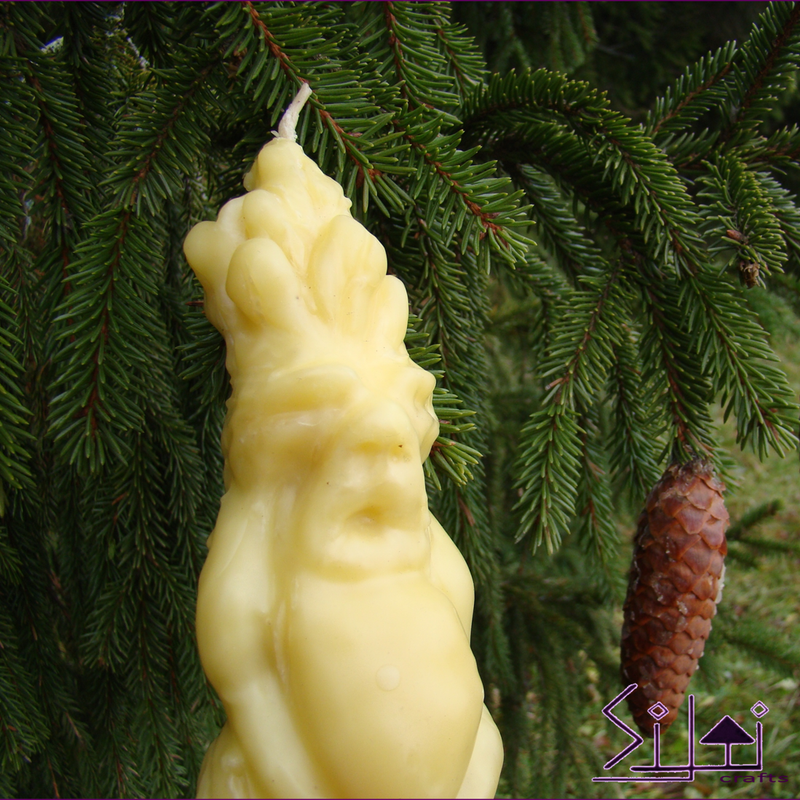 Sleepy candle, Grumpy candle, Face candle, Natural beeswax candle, Funny candle, Hand-carved candle, Creepy candle, Sleeping candle