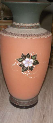 Floor standing ceramic vase "A flower"