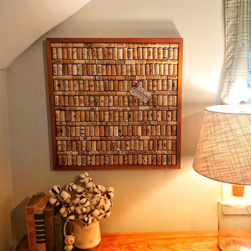 Wine Cork Memo Board