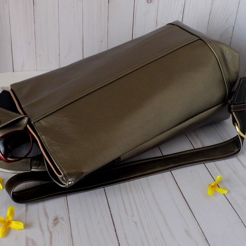 Faux Leather Brown Backpack, Vegan Backpack, Brown Vegan Leather Backpack, Eco-friendly Backpack, Womens Eco Backpack, Bespoke Bag