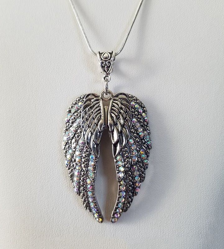 Memorial Necklace/Wing Necklace /Angel Wing Necklace/Remembrance Necklace/Christian Necklace/Angel Necklace/Gift For Her/Angel Necklace
