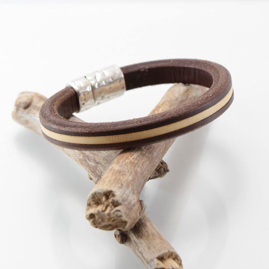 Mens Leather Bracelet Gift for Him Leather Licorice Jewelry Handmade Birthday Gift Bracelet for Men Gift for Men Nickel Free Lead Free