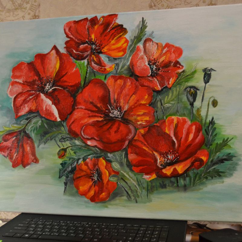A painting "A poppy seed"