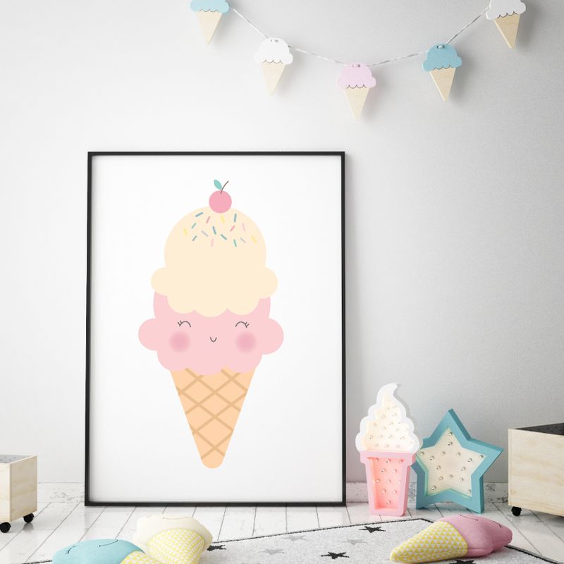 Ice creams, instant download print