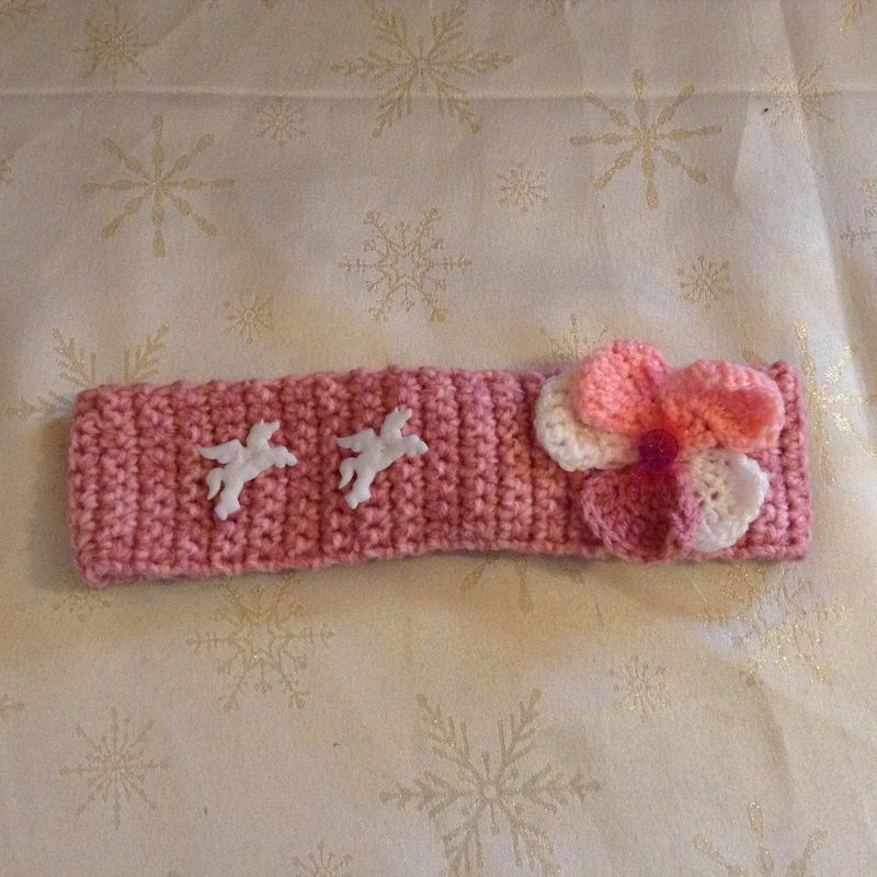 pretty crochet head band