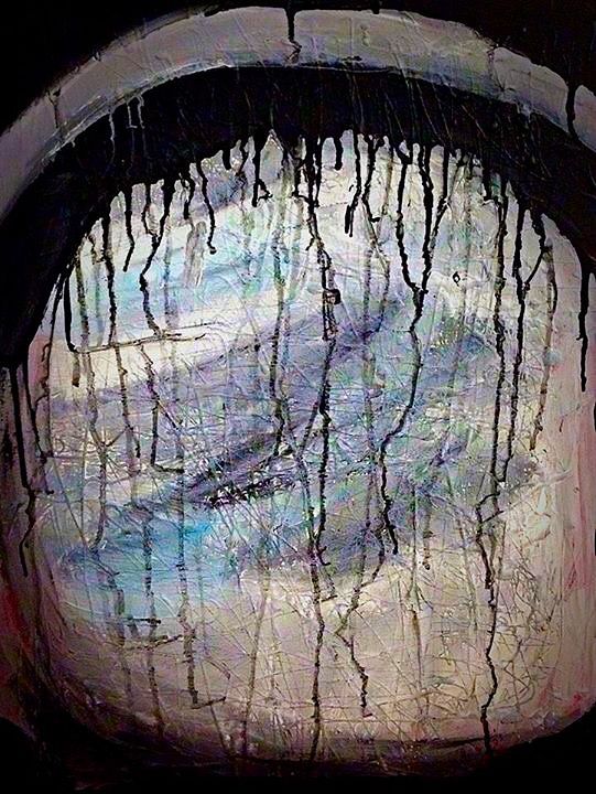 Abstract Painting - Drip Painting - Black And White Painting - Mixed Media Art - Home Decor - Office Decor - Wall Art - Poetry Art