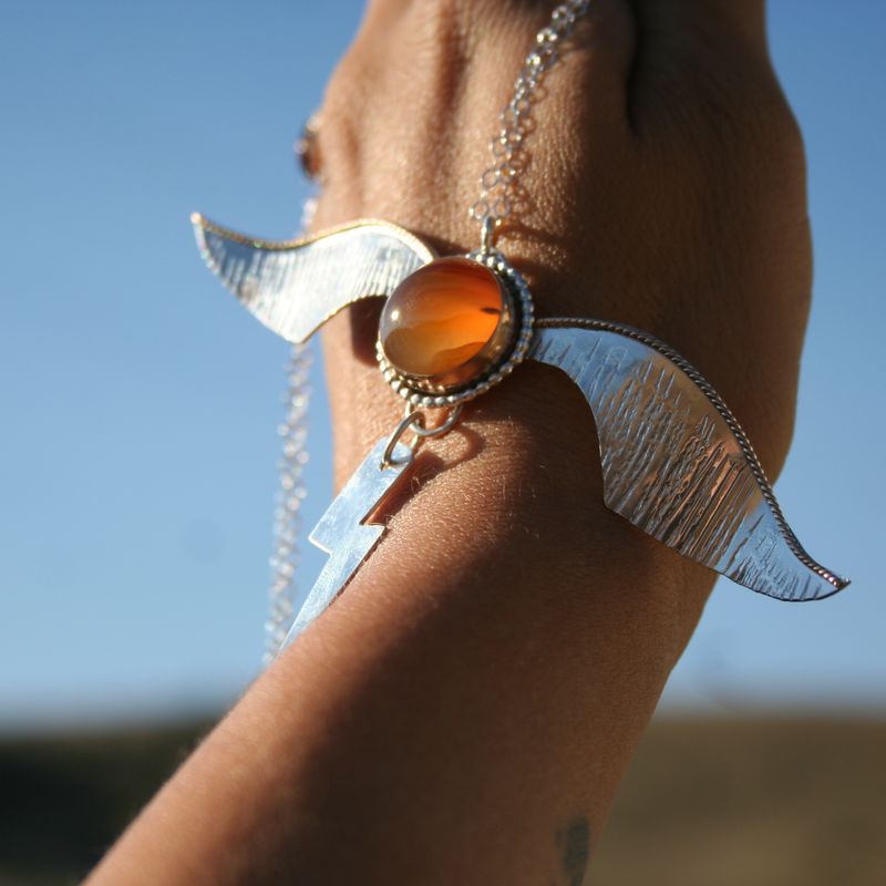 Harry Potter inspired Golden Snitch Pendant